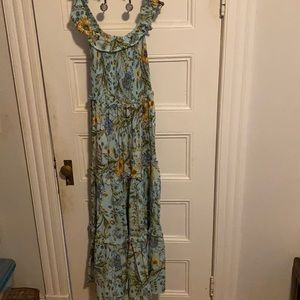 Beautiful aqua maxi dress!